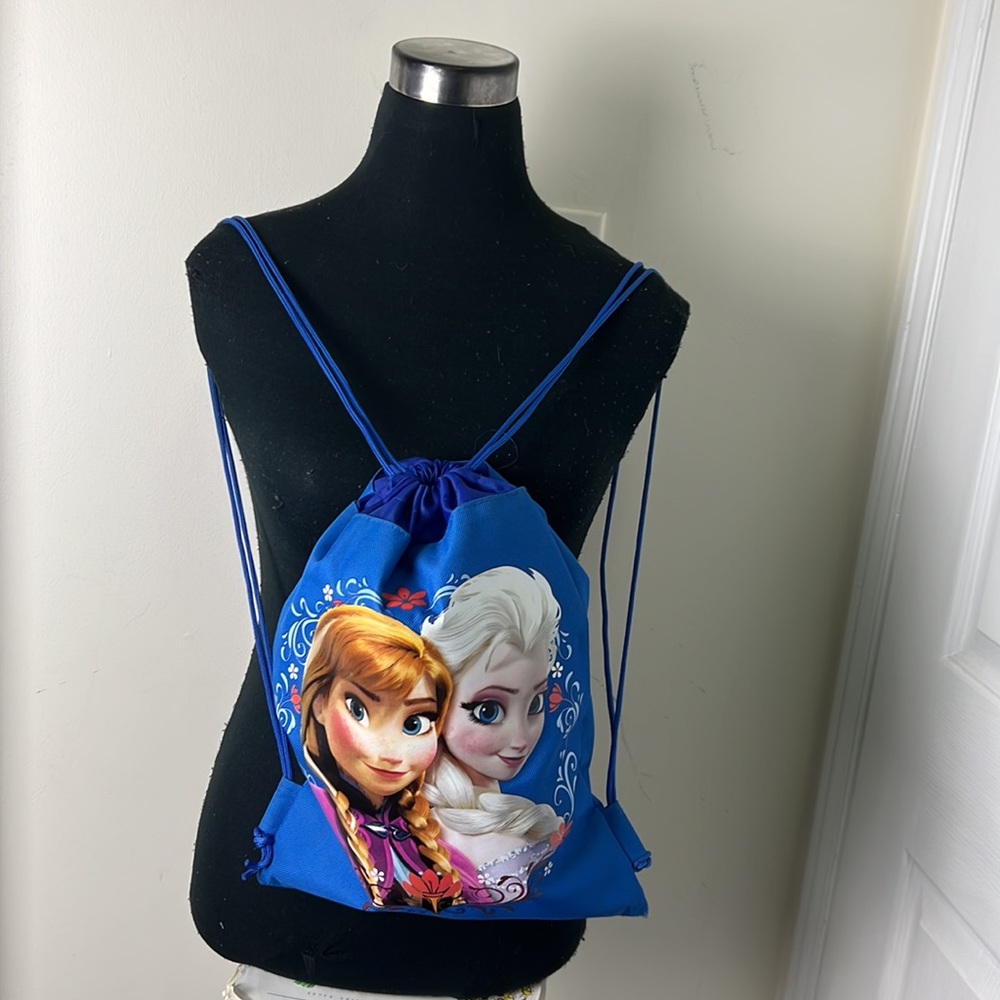 Elsa & Anna Frozen Kids Fun Canvas Sack Backpack